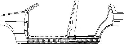 VAN WEZEL 3710103 -  Накладка порога